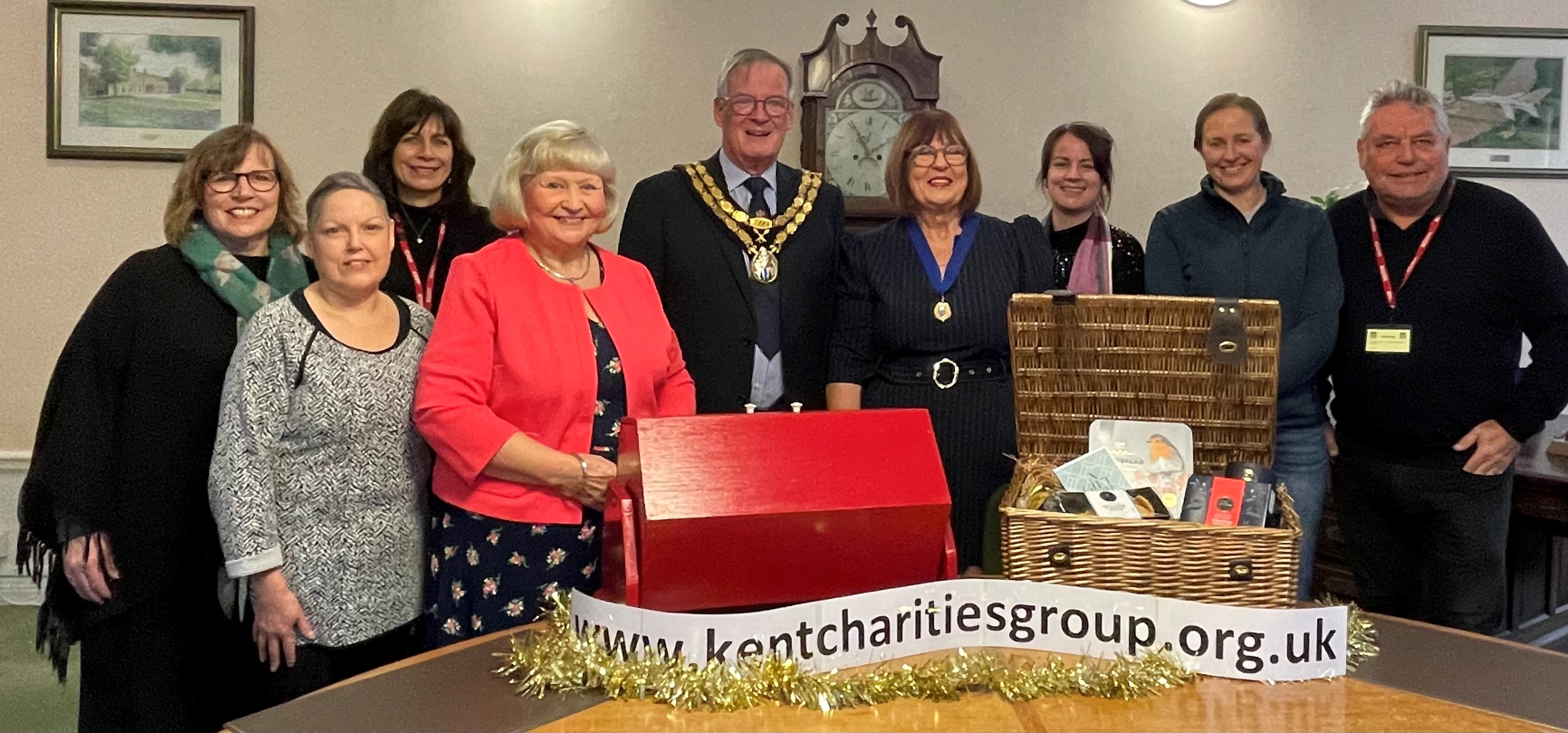 Kent Charities group standing together